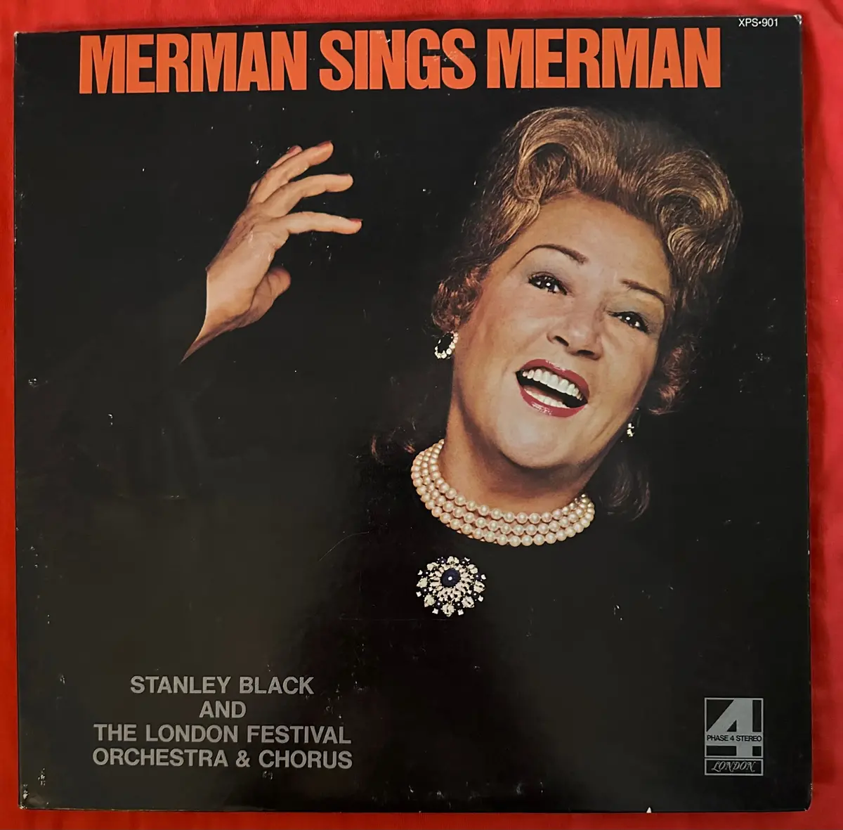 Ethel Merman - Merman Sings Merman With The London Orchestra '72 Lp Vinyl Used 1