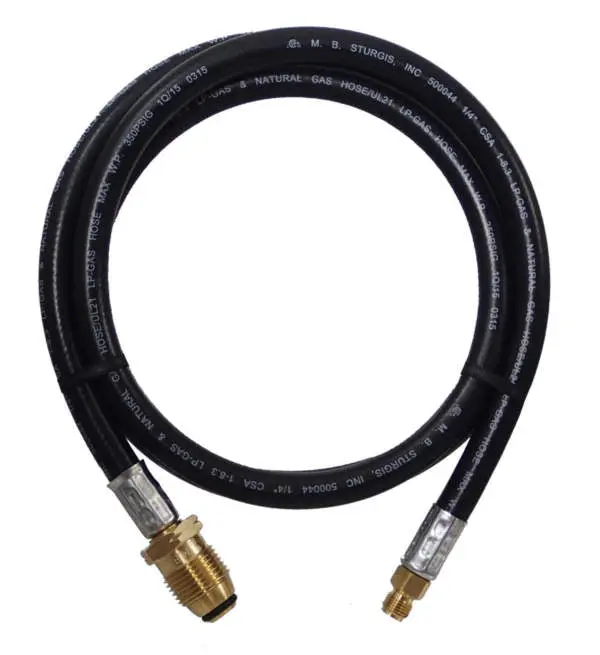 Mb Sturgis 100019 Lp Propane Hose Pol X 1/4" Inverted Thread Multiple Lengths 1