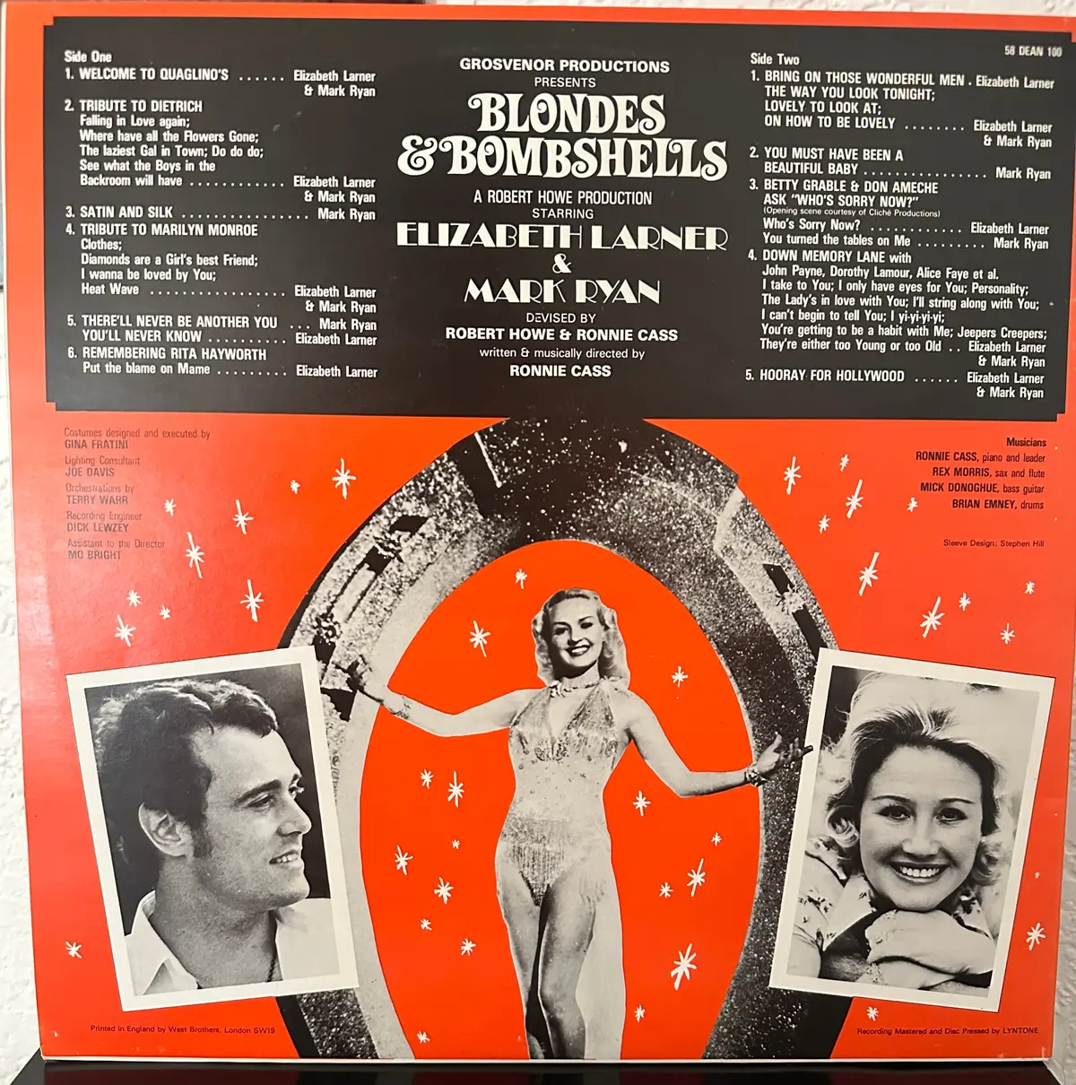 Blondes And Bombshell London Cast Recording Vinyl 2