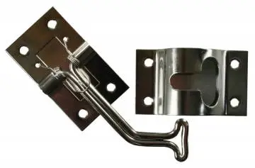 45 Degree Stainless Steel T-Style Door Holder 1