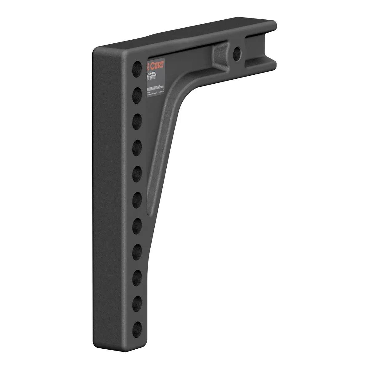Curt 17132 Replacement Weight Distribution Hitch Shank, 2-1/2-Inch Receiver, 8-Inch Drop 1