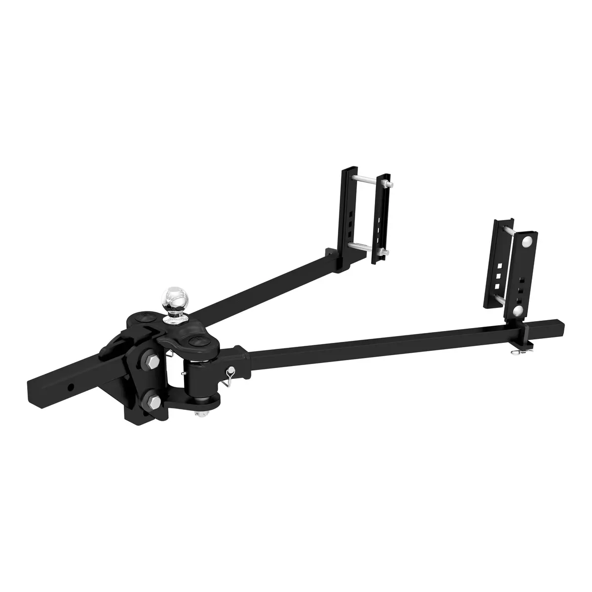 Curt 17501 Trutrack Trunnion Bar Weight Distribution Hitch With Sway Control, Up To 15,000 Lbs., 2-Inch Shank, 2-5/16-Inch Ball 1