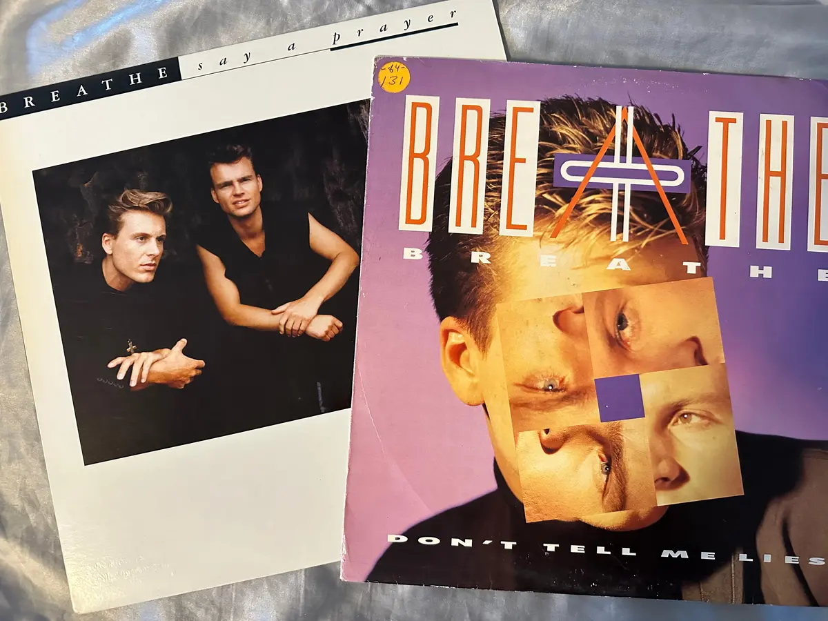 Breathe - 2 Original 12" Singles Lp  "Say A Prayer" / " Don't Tell Me Lies" Vinyl - Used 1