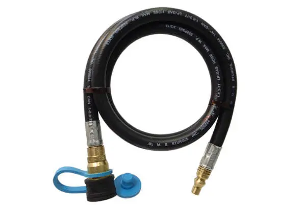 Mb Sturgis 100395 Propane Hose Male Quick Disconnect Plug X Female Quick Disconnect Plug Multiple Lengths 1