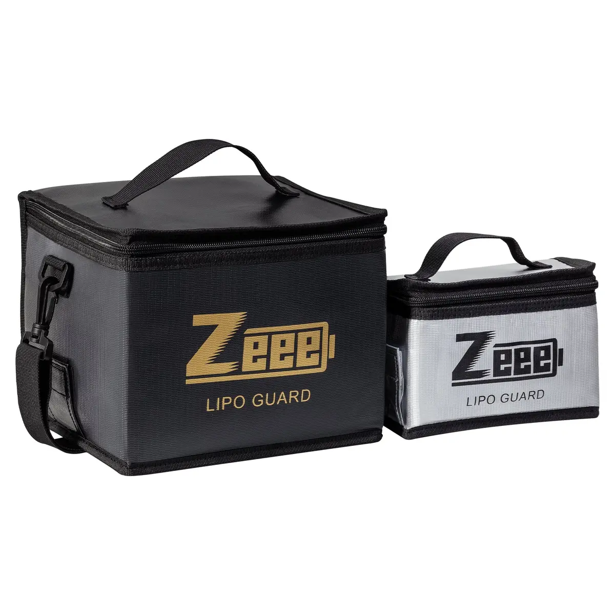 Zeee Fireproof Battery Safe Bag Lipo Battery Storage Guard Safe Pouch For Charge And Storage (2 Pack) 1