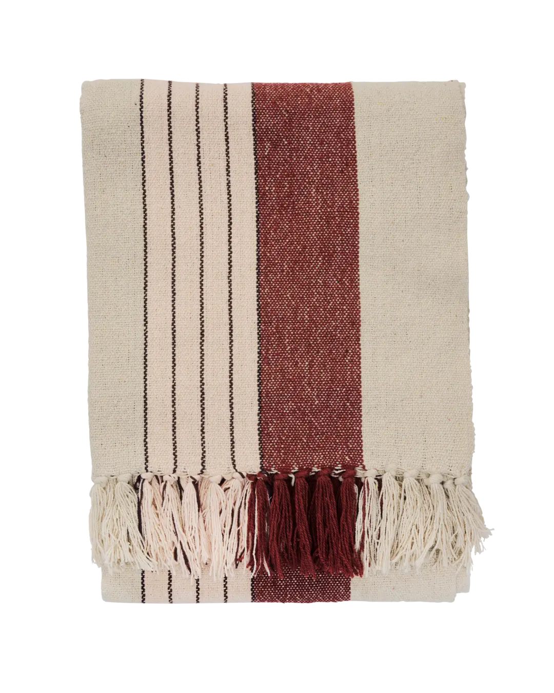Plaid Katoen Terracotta 1