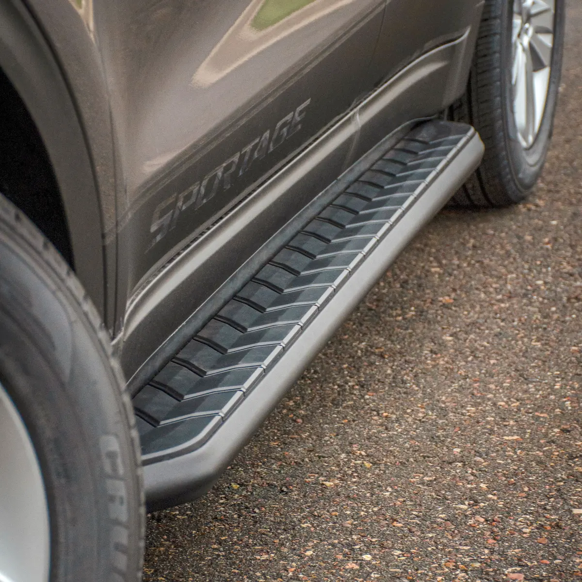 Aries 2061041 Aerotread 73-Inch Black Stainless Steel Suv Running Boards, Select Chevrolet Blazer 1