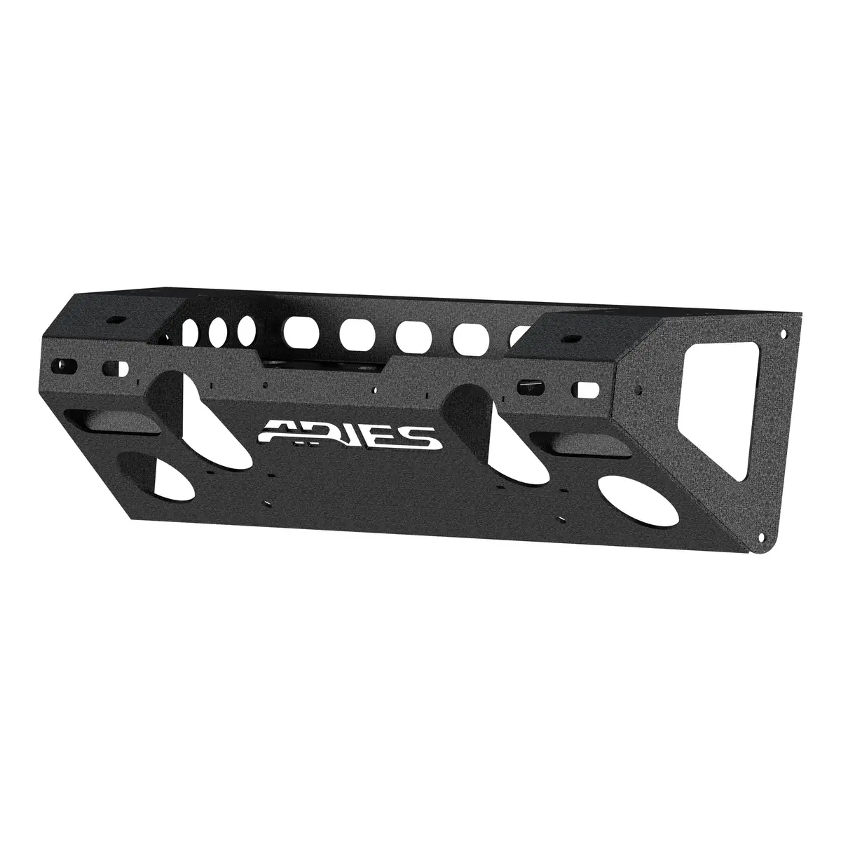 Aries 2081001 Trailchaser Black Aluminum Front Jeep Wrangler Jk Bumper Center Section Only 1