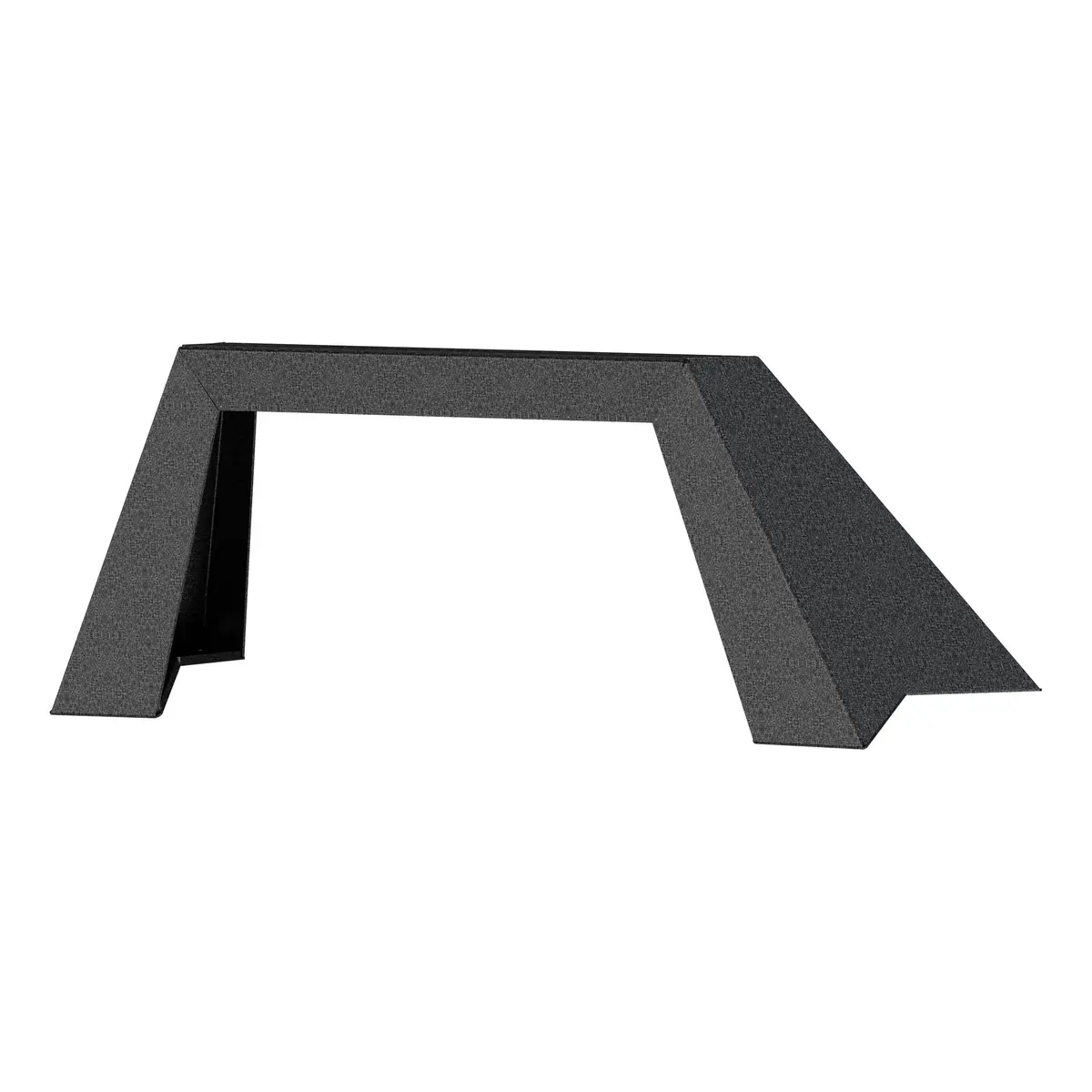 Aries 2081101 Trailchaser Black Aluminum Front Jeep Bumper Angular Brush Guard Only 1