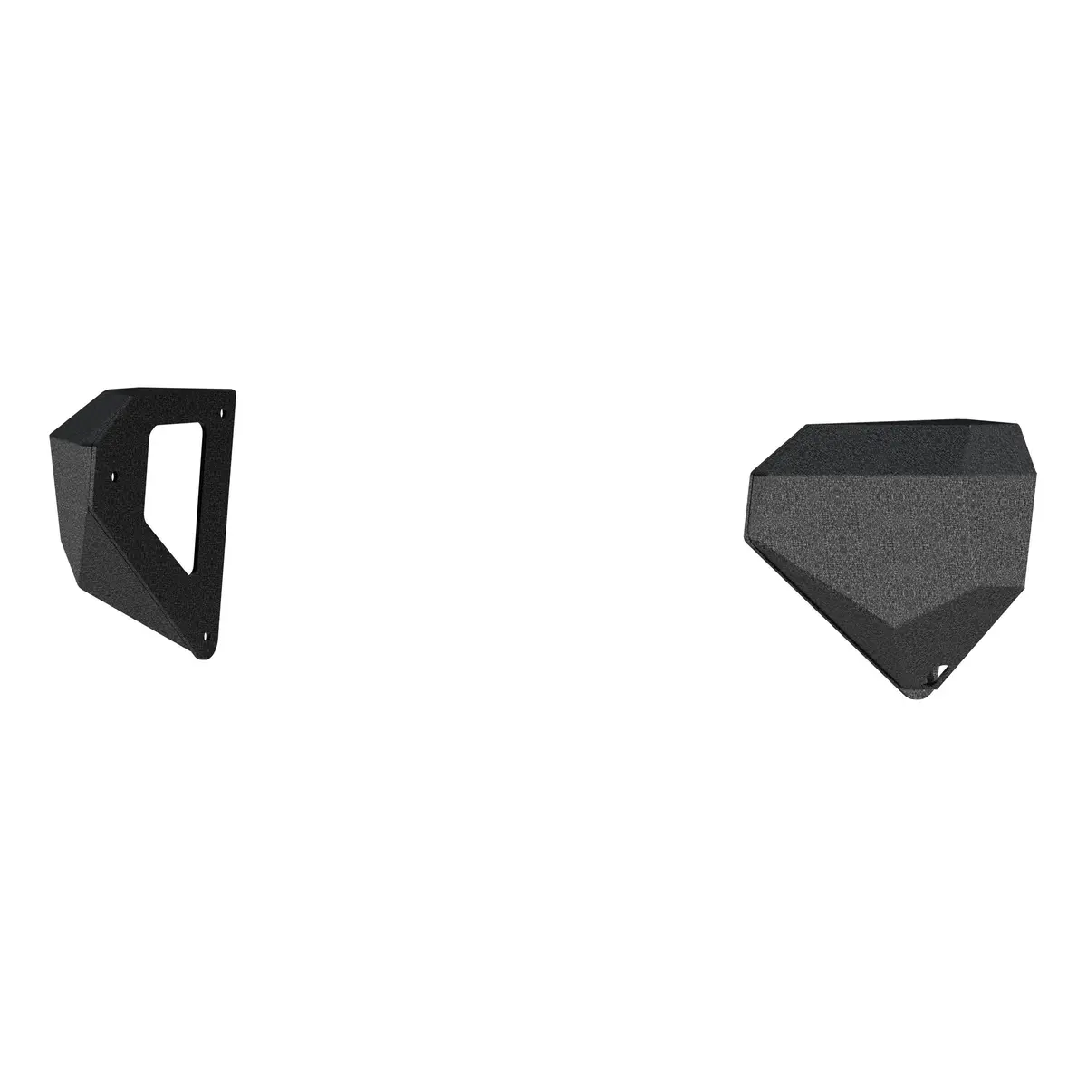 Aries 2081207 Trailchaser Black Aluminum Front Jeep Wrangler Jk, Jl, Gladiator Bumper Corners Only 1