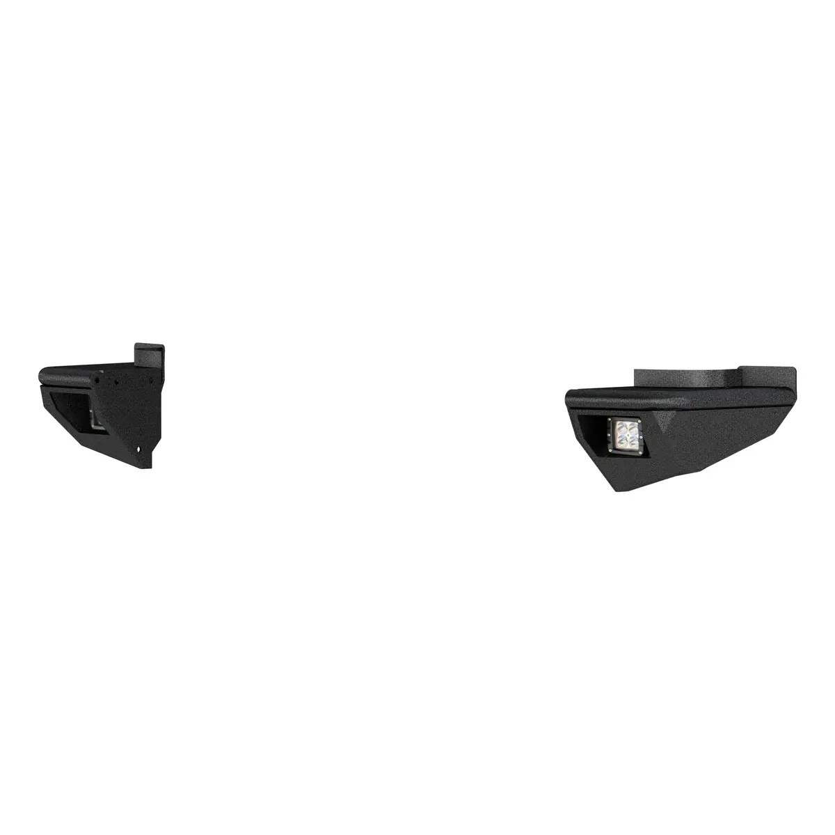 Aries 2081222 Trailchaser Black Steel Rear Jeep Wrangler Jk Bumper Led Light Corners Only 1