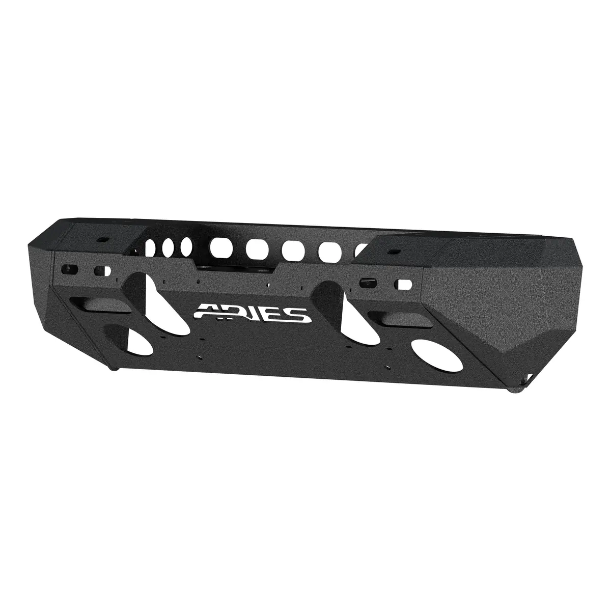 Aries 2082070 Trailchaser Black Steel Jeep Wrangler Jl Front Bumper With Winch Mount 1