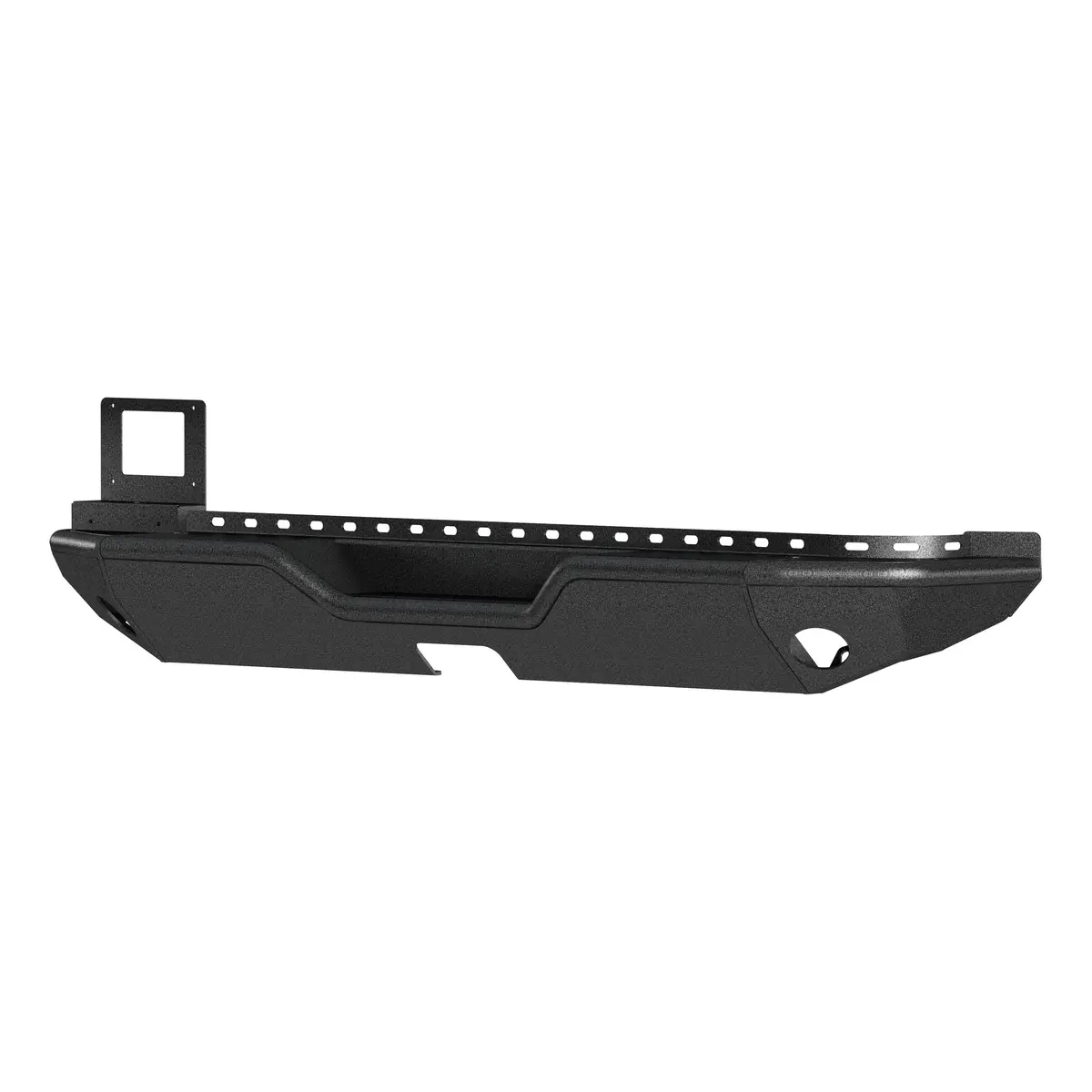 Aries 2082082 Trailchaser Black Aluminum Jeep Wrangler Jl Rear Bumper 1