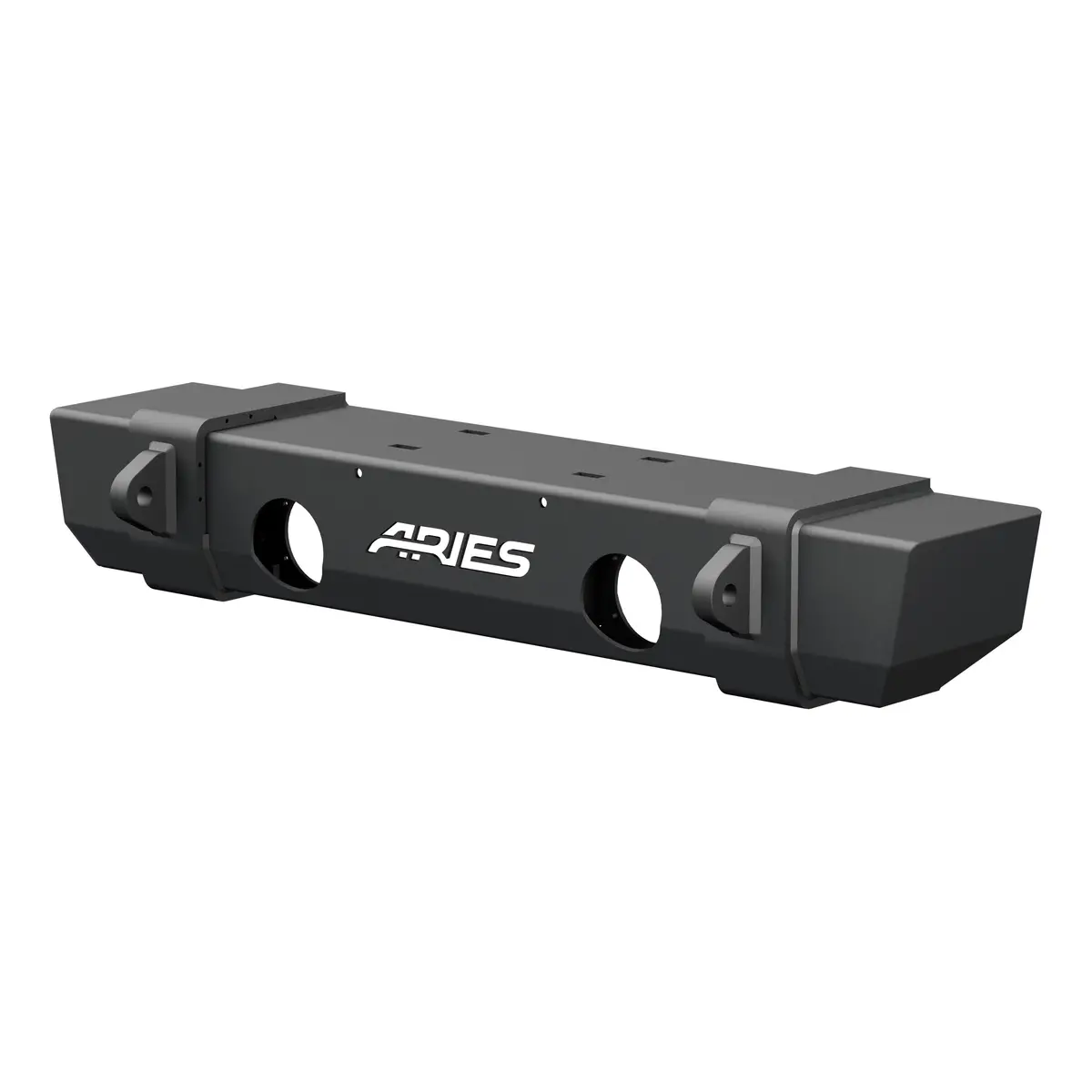 Aries 2156000 Trailcrusher Black Steel Jeep Wrangler Jk Front Bumper, 12,500 Lbs. Winch And Shackle Ratings 1