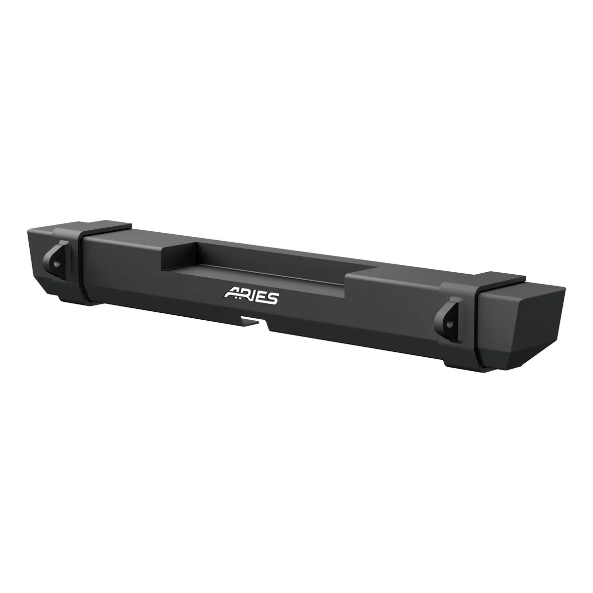 Aries 2157000 Trailcrusher Black Steel Jeep Wrangler Jk Rear Bumper, 12,500 Lbs. Shackle Rating 1