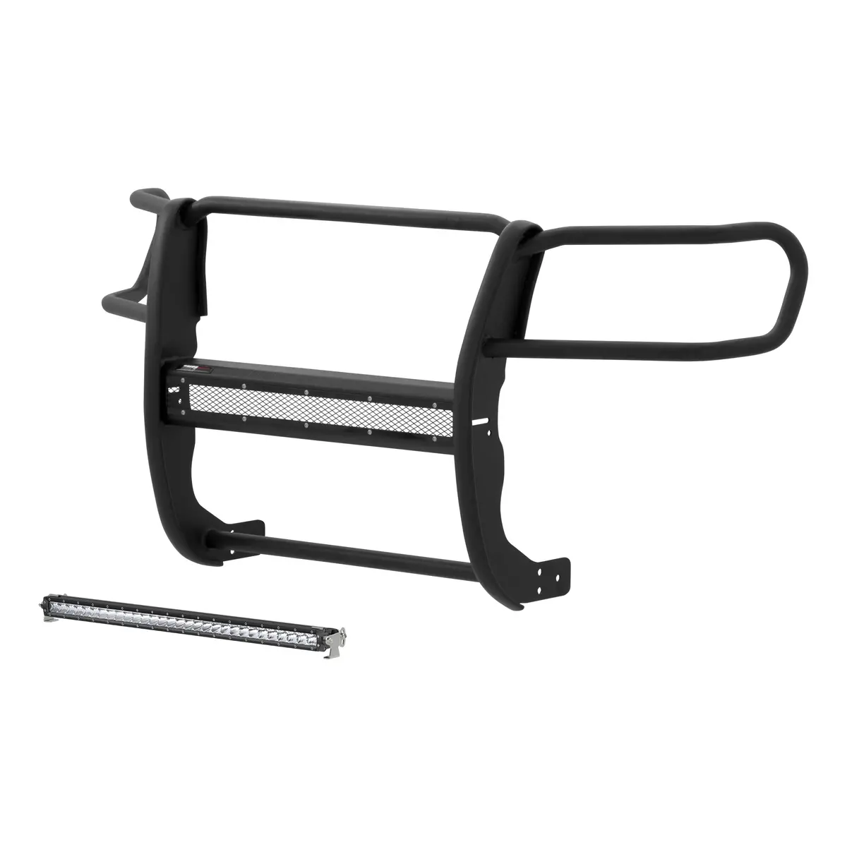 Aries 2170001 Pro Series Black Steel Grill Guard With 30-Inch Led Light Bar, Select Toyota Tacoma 1