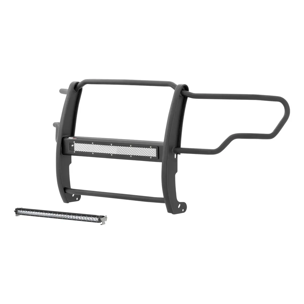 Aries 2170008 Pro Series Black Steel Grill Guard With 30-Inch Led Light Bar, Select Ford F-150 1