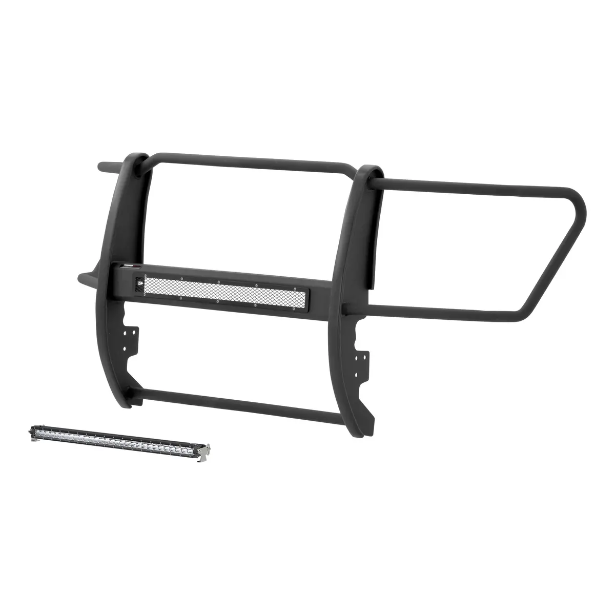 Aries 2170010 Pro Series Black Steel Grill Guard With 30-Inch Led Light Bar, Select Ford F-250, F-350, F-450, F-550 Super Duty 1