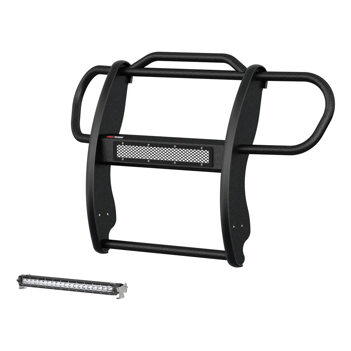 Aries 2170031 Pro Series Black Steel Grill Guard With 20-Inch Led Light Bar, Select Jeep Renegade 1