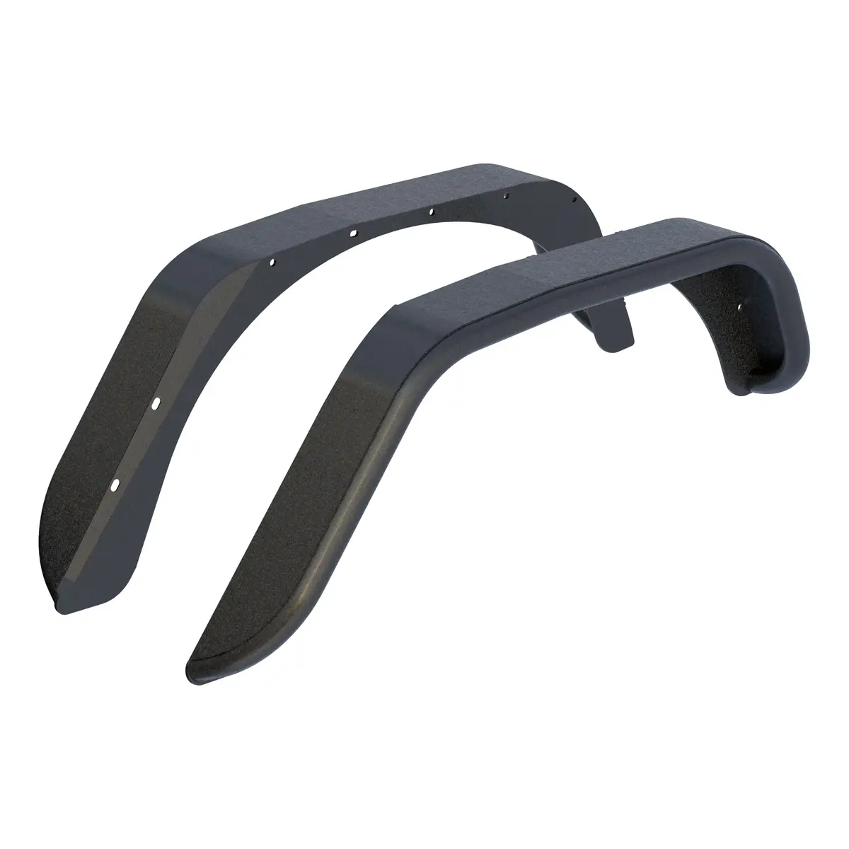 Aries 2500201 Black Aluminum Rear Jeep Wrangler Jk Fender Flares 1