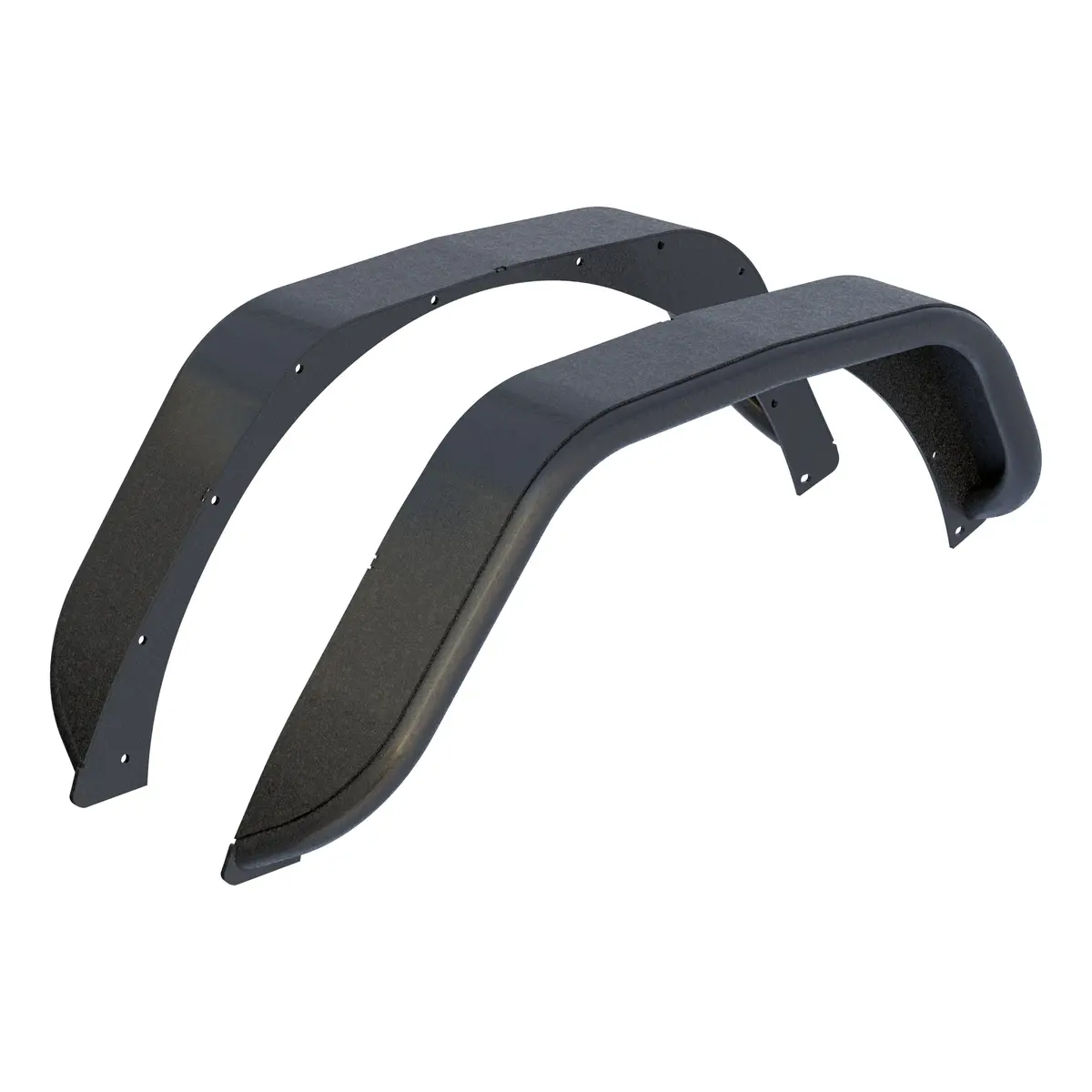 Aries 2500203 Black Aluminum Rear Jeep Wrangler Jl Fender Flares 1