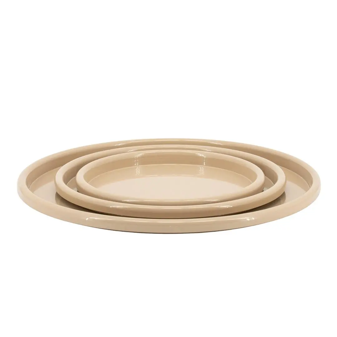 Set/3 Decoschaal Triotone - Zand 1