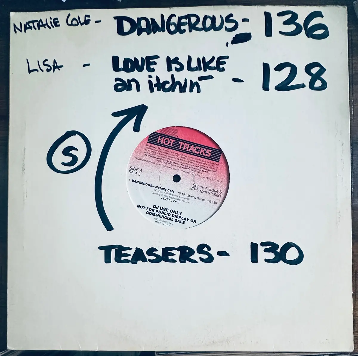 Hot Tracks Series Four Issue 5 (12" Single) Dj Lp Vinyl - Used 1