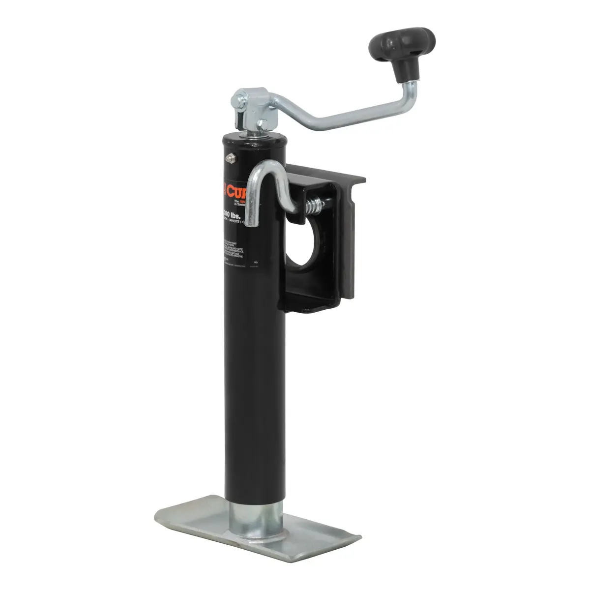 Curt 28300 Weld-On Bracket-Style Swivel Trailer Jack, 2,000 Lbs., 10-1/2 Inches Vertical Travel 1