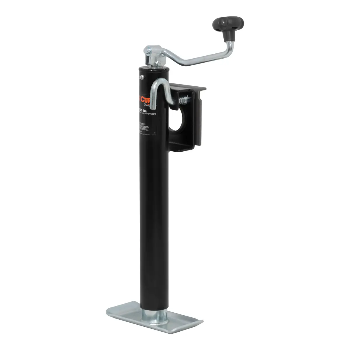Curt 28304 Weld-On Bracket-Style Swivel Trailer Jack, 2,000 Lbs., 15-1/4 Inches Vertical Travel 1