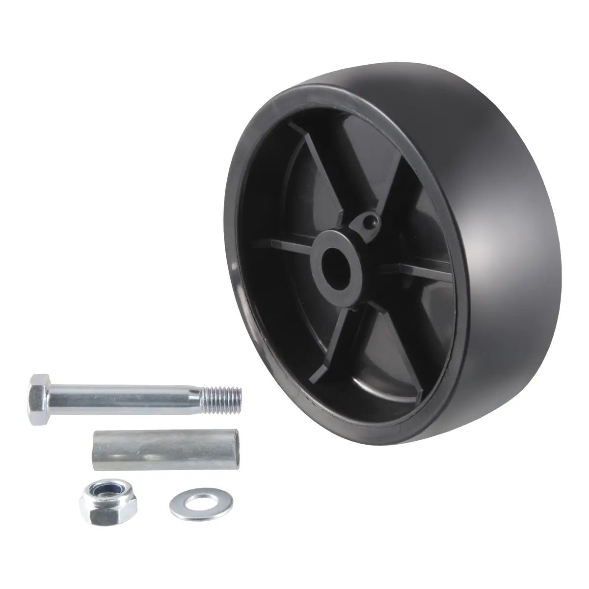 Curt 28912 6-Inch Replacement Boat Trailer Jack Wheel 1