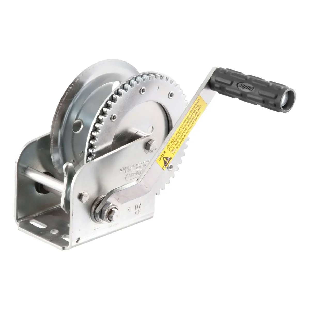 Curt 29407 Hand Winch / Boat Trailer Winch, 1,700 Lbs. Capacity 1