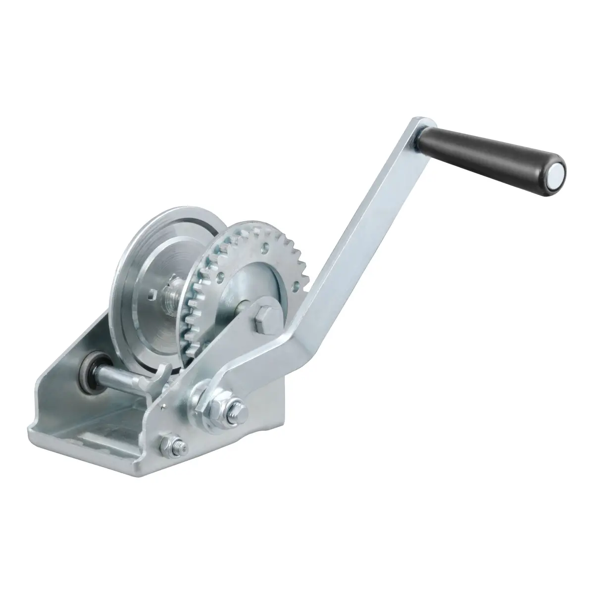Curt 29423 Manual Hand Crank Boat Trailer Winch, 900 Lbs. Capacity 1