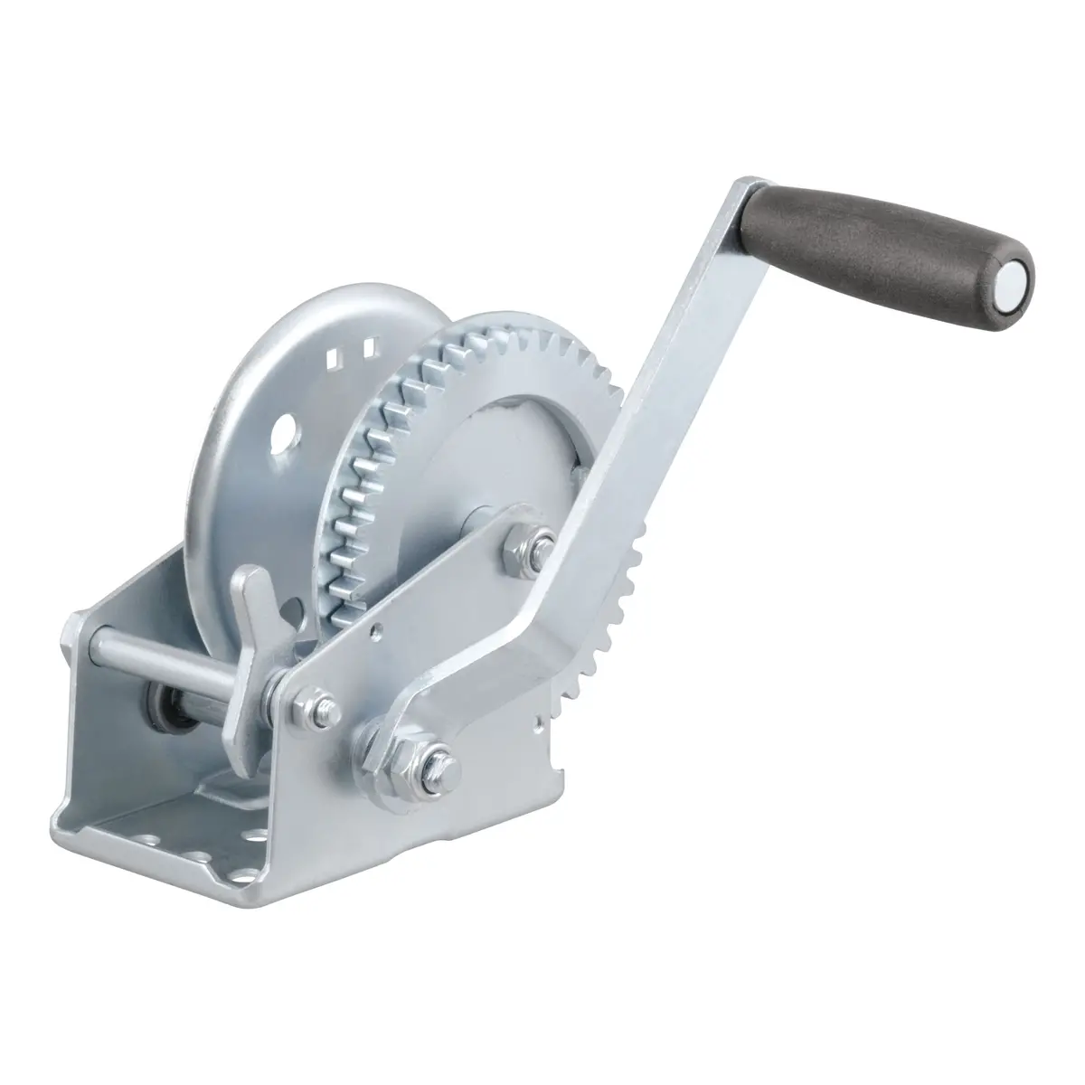 Curt 29424 Manual Hand Crank Boat Trailer Winch, 1,200 Lbs. Capacity 1