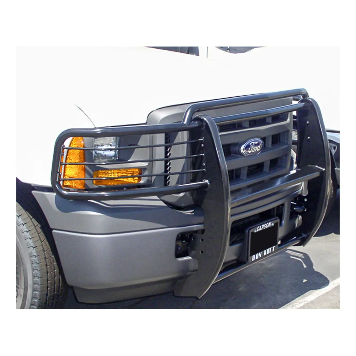 Aries 3057 1-1/2-Inch Black Steel Grill Guard, Select Ford Excursion, F-250, F-350 Super Duty 1