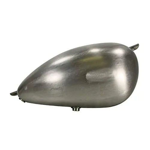 Sporty Frisco Peanut Wassell Style Motorcycle Custom Gas Tank High Tunnel - Early Bayonet Cam Style Bung For Gas Cap - Steel - 1.8 Gallon - Harley Sportster Chopper Bobber Cafe Racer Fuel Cell 1