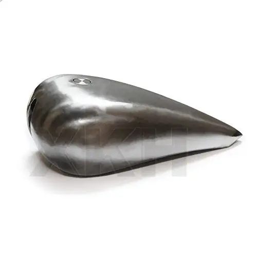 Xkh- Custom 5" Stretched 4.5 Gallon Gas Fuel Tank Compatible With Harley Chopper Motorcycle Bikes [B074wjkd5n] 1
