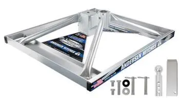 3224-Tbx Andersen Base & Hardware (Short, Alum) -Incls. Ball, Tube, Bolts & Pin, No Kingpin Coupler Or Stinger -Toolbox Version 1
