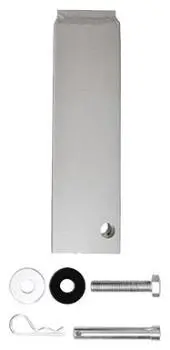3227-9 Andersen 9-7/8" Gooseneck Ball Coupler Tube With Bolts (Standard With 3221 & 3221-Tbx) 1