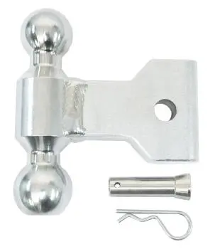 3289-25 Andersen Ez Adjust 2" X 2-5/16" Plated Steel Combo Ball For 2-1/2" Rack Only W/Pin & Clip (10K/12.5K Gtwr) 1