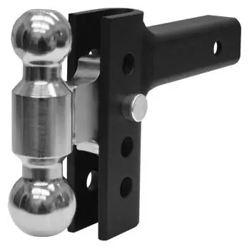 3295 Andersen 4" Ez Adjust Hitch 1-7/8" X 2" Plated Steel Combo Ball (7.5K/8K Gtwr) 1