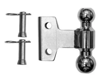 3352 Andersen Ez Hd/Wd 2" X 2-5/16" Plated Steel Combo Ball W/2 Pins & Clips (10K/14K Gtwr) 1