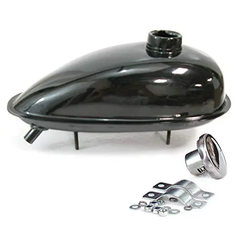 Motorcycle Bicycle 3L Fuel Gas Tank With Cap For 80Cc 60Cc 66Cc 49Cc 1