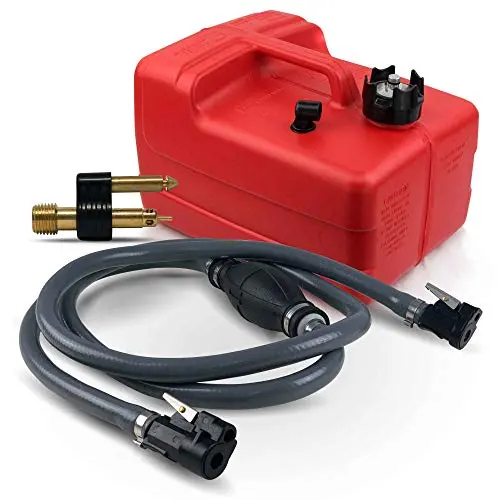 Five Oceans 3 Gallon Fuel Tank/Portable Kit For All Yamaha And Mercury Engines Connection, 3/8 Inches Hose Fo-4129-C44 1
