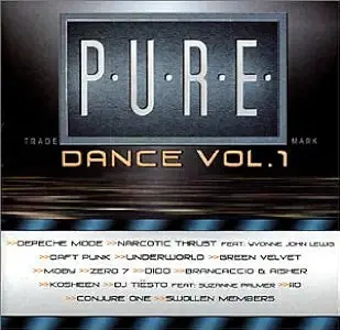 Pure Dance Vol. 1  (Various: Depeche Mode, Dido, Iio, Moby, Kosheen ++) Cd - Used 1