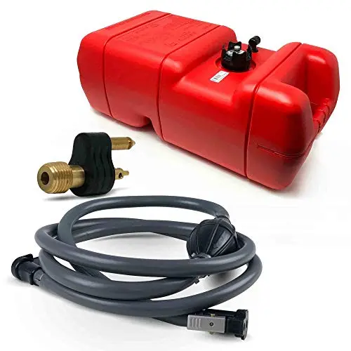 Five Oceans 6 Gallon Fuel Tank Portable Kit (Omc, Johnson & Evinrude), 5/16 Inches Fo-3312-C22 1