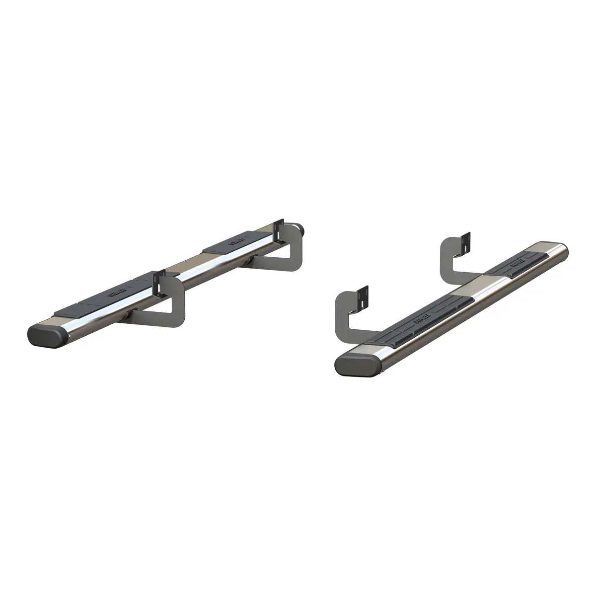 Aries 4444019 85-Inch Oval Polished Stainless Steel Nerf Bars, Select Ford F-150 1