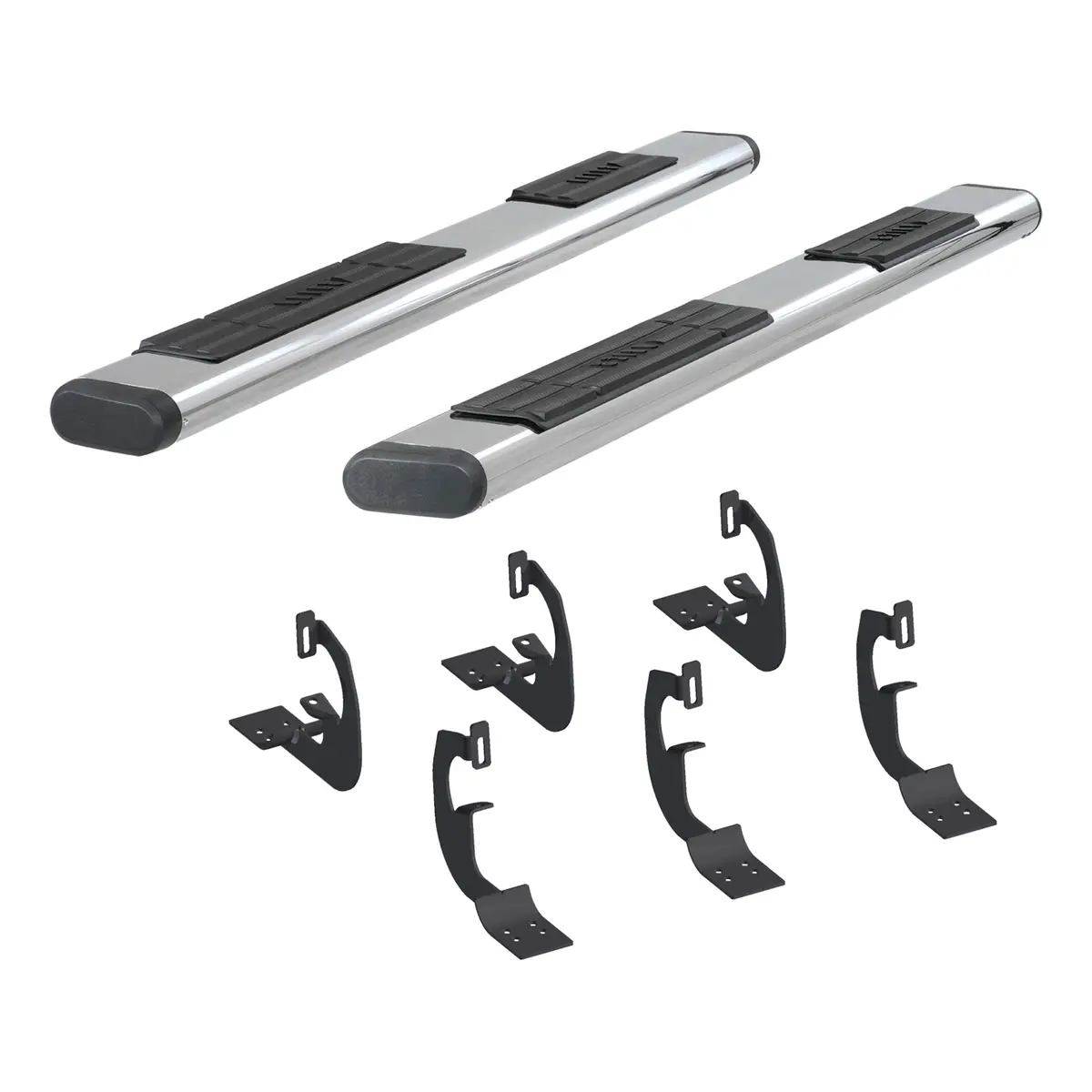 Aries 4444026 91-Inch Oval Polished Stainless Steel Nerf Bars, Select Ford F-250, F-350, F-450, F-550 Super Duty 1