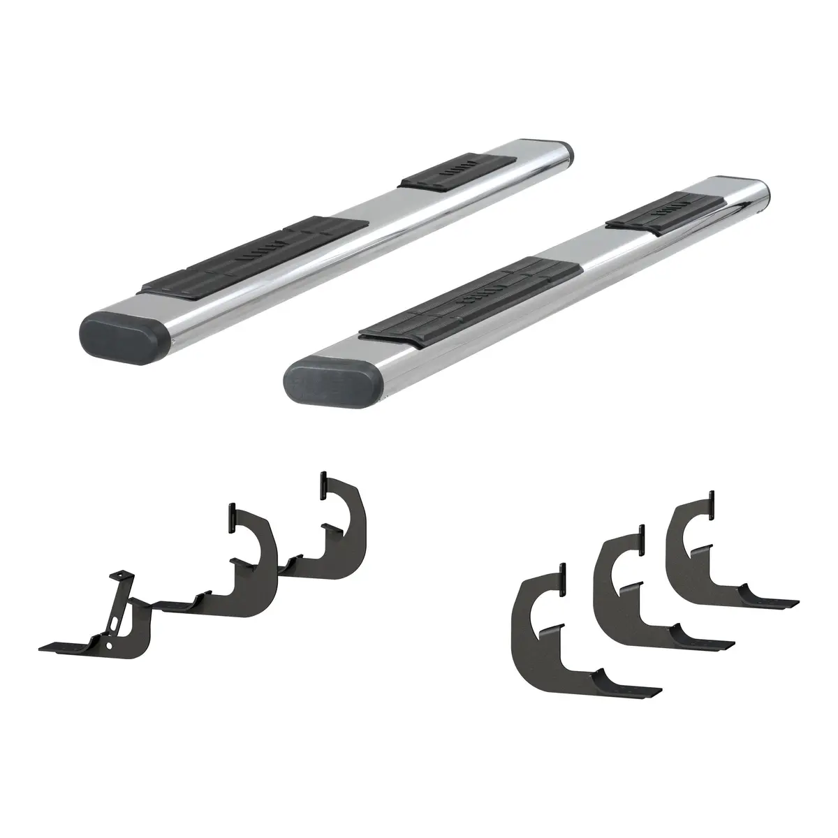Aries 4444045 91-Inch Oval Polished Stainless Steel Nerf Bars, Select Chevrolet Silverado, Gmc Sierra 2500 Hd, 3500 Hd 1