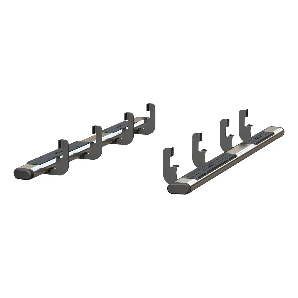 Aries 4444049 91-Inch Oval Polished Stainless Steel Nerf Bars, Select Chevrolet Silverado And Gmc Sierra 1500, 2500, 3500 Hd Crew Cab 1