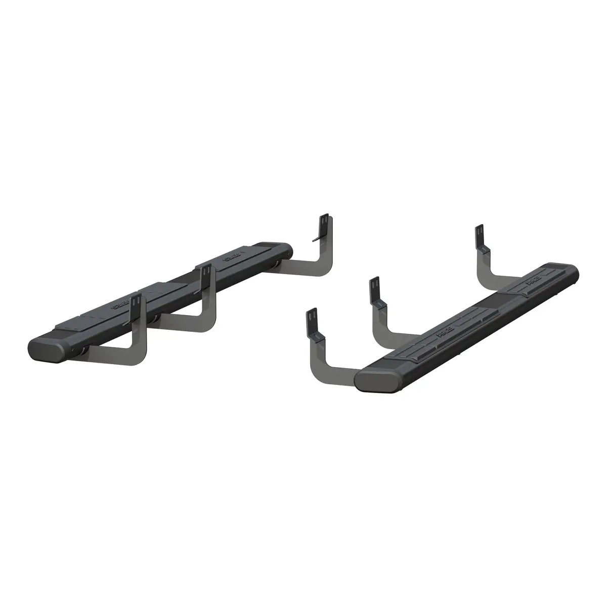 Aries 4445034 75-Inch Oval Black Aluminum Nerf Bars, Select Nissan Titan 1